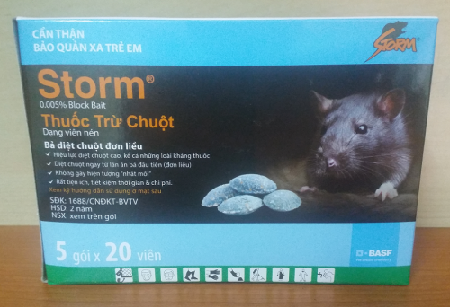 THUỐC DIỆT CHUỘT HIỆU QUẢ STORM - ĐỨC